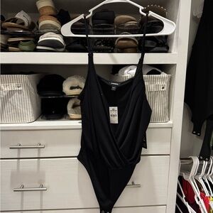 Express Black Bodysuit small